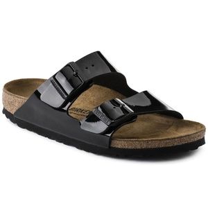 Black Patent Arizona Birkenstocks